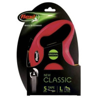 Flexi New Classic L 5m red (lente) - pavada suņiem