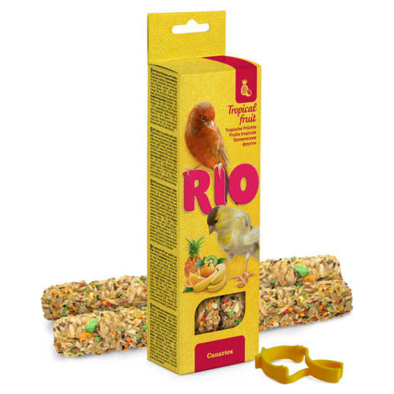 Mealberry RIO Sticks for canaries with tropical fruit 2x40 g - nūjiņas ar tropu augļiem kanārijputniņiem