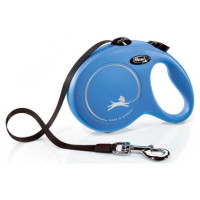 Flexi New Classic L 5m blue (lente) - pavada suņiem