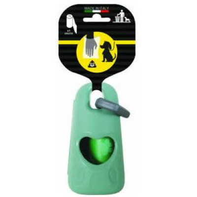 Georplast Dispensers ar karabīni izkārnījumu savāk&scaron;anas maisiņiem cm. 9,5x5x4h