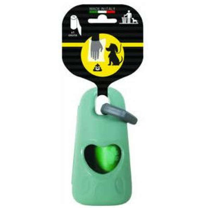 Georplast Dispensers ar karabīni izkārnījumu savāk&scaron;anas maisiņiem cm. 9,5x5x4h