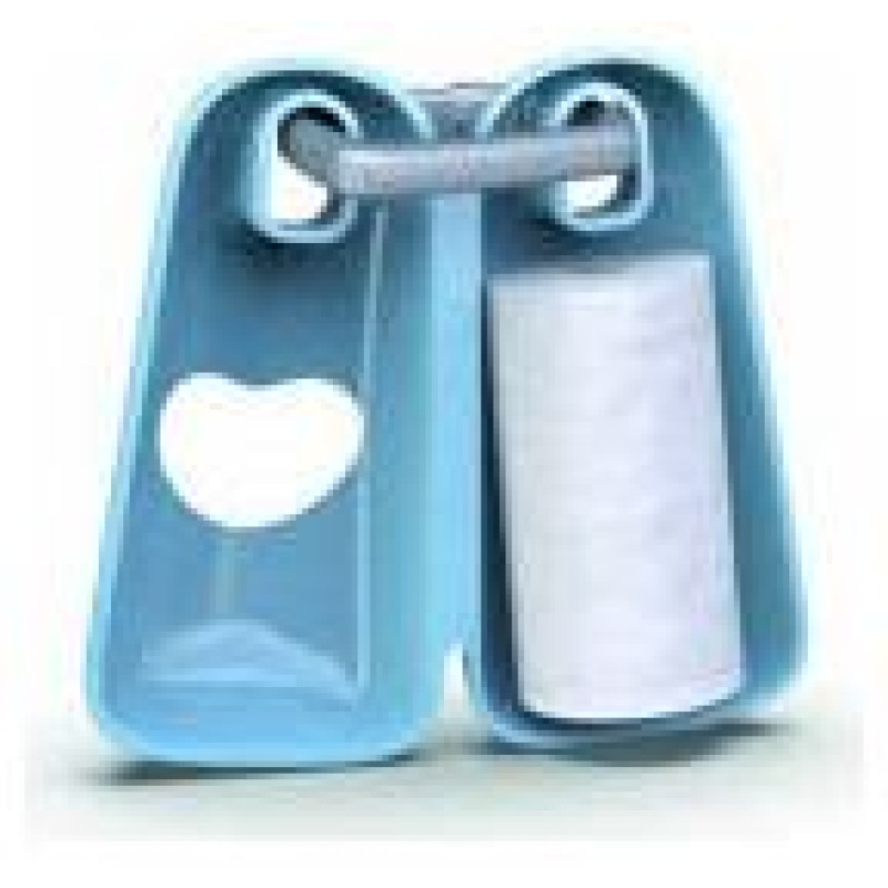 Georplast Dispensers ar karabīni izkārnījumu savāk&scaron;anas maisiņiem cm. 9,5x5x4h