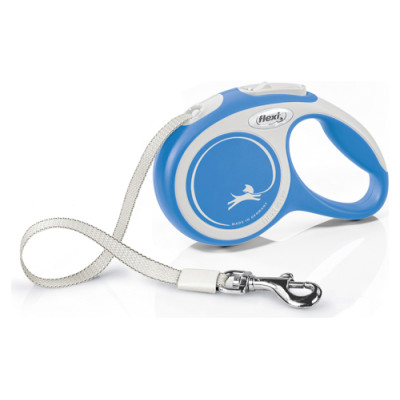 Flexi New Comfort XS lente 3 m, blue - pavada suņiem