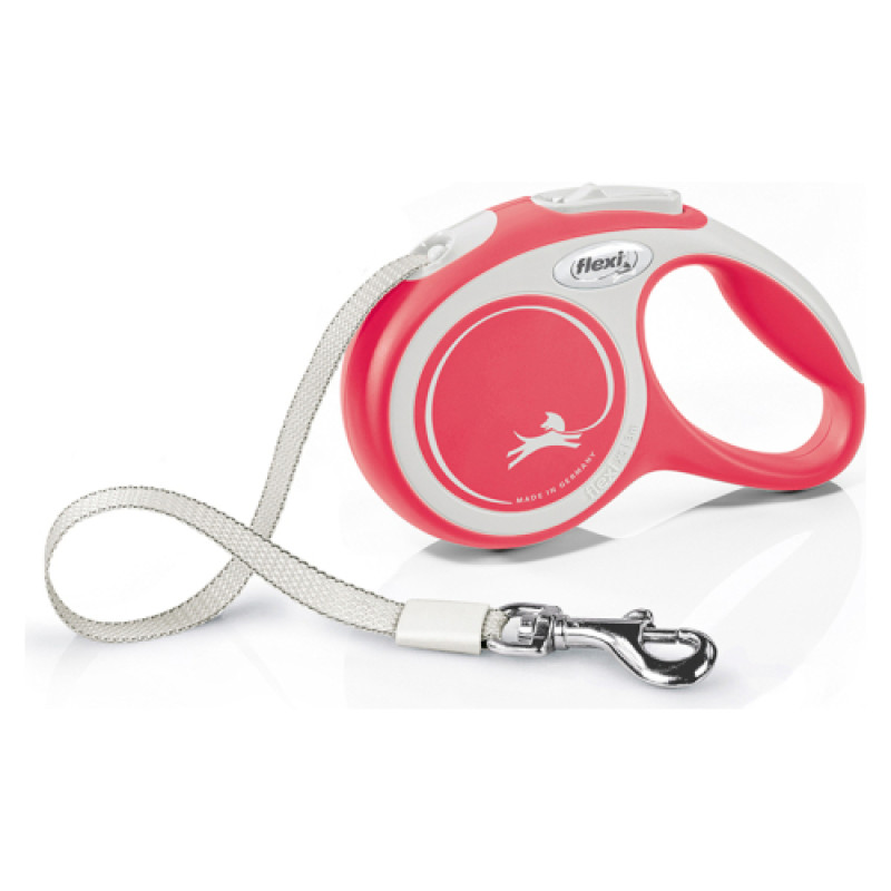 Flexi New Comfort XS lente 3 m, red - pavada suņiem