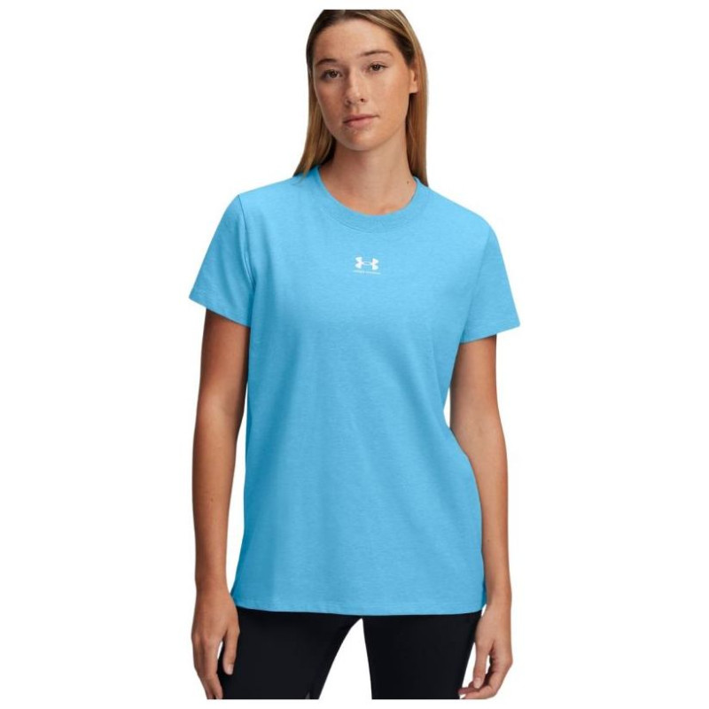 Under Armour Rival Core SS W 1383648 453 T-Shirt (M)
