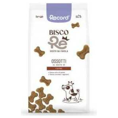 Record BiscoRe Ossotti Meat Biscuits for Dogs 400 g - papildbarība suņiem