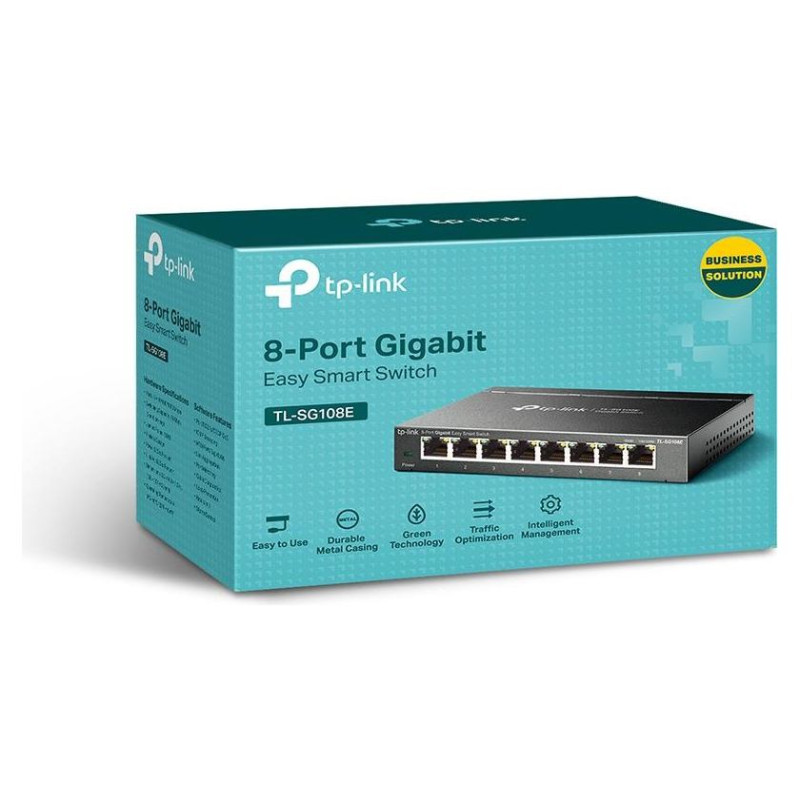 Tp-Link Switch|TP-LINK|8xRJ45|TL-SG108E