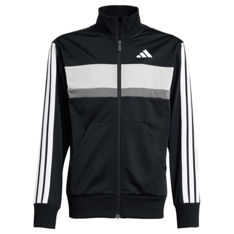 Adidas Seasonal Essentials Tiberio 3-Stripes Tricot Jr Tracksuit JY0509 (128 cm)