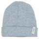 Lodger Beanie Melange bērnu cepurīte, Blue Fogg, 0-6 mēn. - BEM 110_0-6