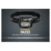 Nitecore HEADLAMP NU SERIES 700 LUMENS/NU33 NITECORE
