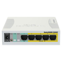 Mikrotik Switch|MIKROTIK|CSS106-1G-4P-1S|5x10Base-T / 100Base-TX / 1000Base-T|1xSFP|CSS106-1G-4P-1S