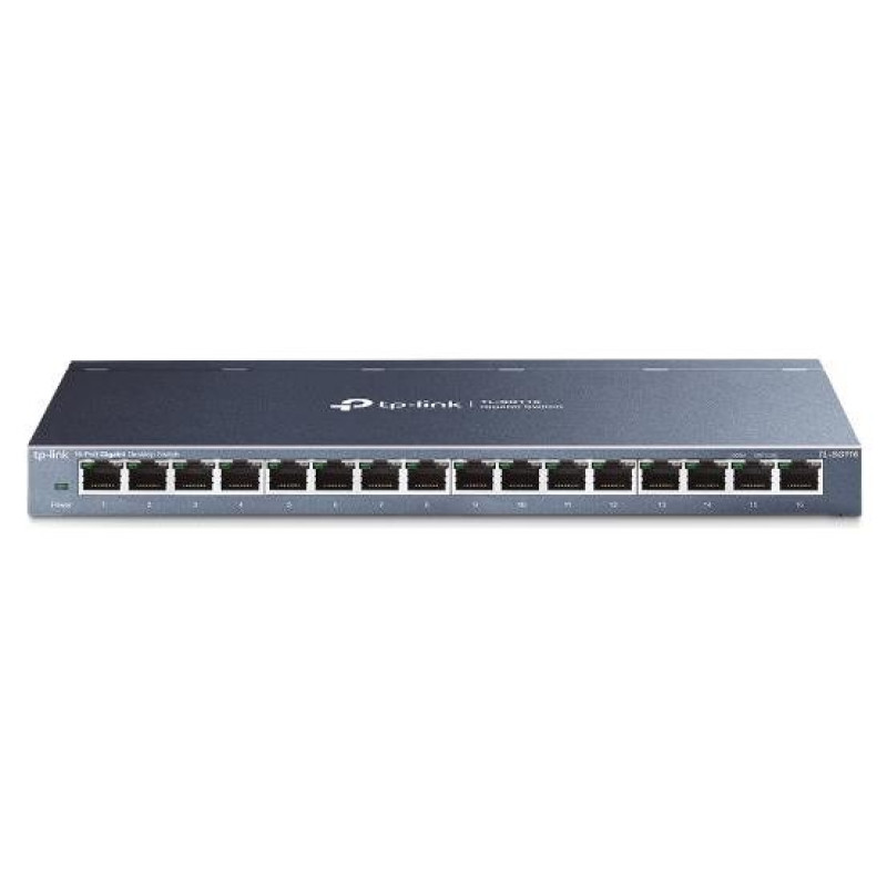 Tp-Link Switch|TP-LINK|Desktop/pedestal|16x10Base-T / 100Base-TX / 1000Base-T|TL-SG116