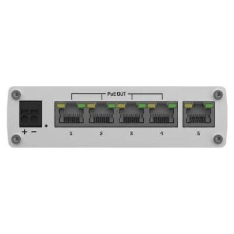 Teltonika Switch|TELTONIKA|TSW101|5xRJ45|PoE ports 4|60 Watts|TSW101