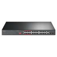 Tp-Link Switch|TP-LINK|TL-SL1226P|Desktop/pedestal|24x10Base-T / 100Base-TX|2x10Base-T / 100Base-TX / 1000Base-T|PoE+ ports 24|TL-SL1226P