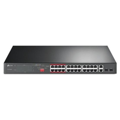 Tp-Link Switch|TP-LINK|TL-SL1226P|Desktop/pedestal|24x10Base-T / 100Base-TX|2x10Base-T / 100Base-TX / 1000Base-T|PoE+ ports 24|TL-SL1226P
