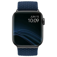 Uniq Aspen Braided strap for Apple Watch 1/2/3/4/5/6/7/8/SE/SE2 44/42/45 mm - blue