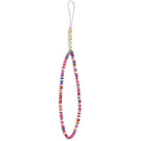 Guess pendant GUSTGMPP Phone Strap multicolor pink/multicolor pink Heishi Beads