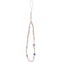 Guess pendant GUSTSHPP Phone Strap pink/pink Beads Shell
