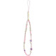 Guess pendant GUSTSHPP Phone Strap pink/pink Beads Shell