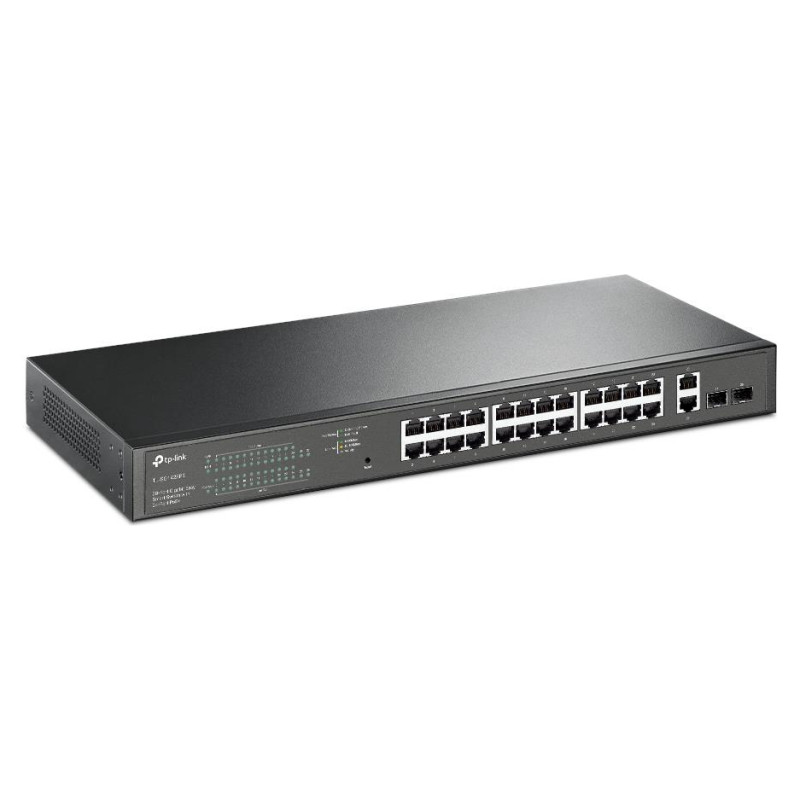 Tp-Link Switch|TP-LINK|Desktop/pedestal|28x10Base-T / 100Base-TX / 1000Base-T|PoE+ ports 24|250 Watts|TL-SG1428PE