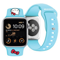 Hello Kitty Silicone Kitty Head strap for Apple Watch 38/40/41mm - blue