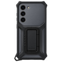 Samsung [RETURNED ITEM] Samsung Rugged Gadget Case for Samsung Galaxy S23 Rugged Cover Ring Holder Stand gray (EF-RS911CBEGWW)