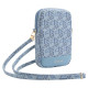 Guess Zip GCube Bottom Stripe phone bag - blue
