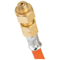 Meva Reduction connection to a tourist gas cylinder G 3/8" L - 7/16" hose 1.5 m