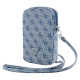 Guess Zip 4G Triangle bag - blue