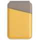 Uniq Lyden DS magnetic RFID wallet with phone stand - yellow-gray