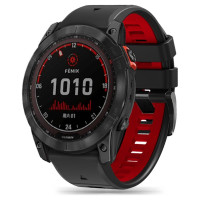 Tech-Protect IconBand Pro Strap for Garmin Fenix 3 / 5X / 3HR / 5X Plus / 6X / 6X Pro / 7X - Black/Red
