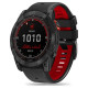 Tech-Protect IconBand Pro Strap for Garmin Fenix 3 / 5X / 3HR / 5X Plus / 6X / 6X Pro / 7X - Black/Red
