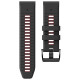 Tech-Protect IconBand Pro Strap for Garmin Fenix 3 / 5X / 3HR / 5X Plus / 6X / 6X Pro / 7X - Black/Red
