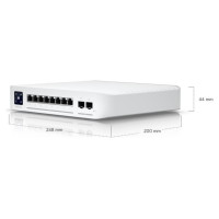 Ubiquiti Switch|UBIQUITI|Switch Enterprise 8 PoE|Type L3|8x2.5GbE|2xSFP+|PoE ports 8|120 Watts|USW-ENTERPRISE-8-POE