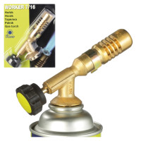 Meva PB cartridge gas burner with 7/16'' valve WORKER 1.8kW