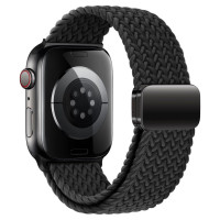 Tech-Protect Nylonmag Strap for Apple Watch 4 / 5 / 6 / 7 / 8 / 9 / SE / Ultra 1 / 2 (42 / 44 / 45 / 49 MM) - Black