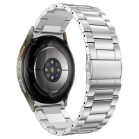 Tech-Protect Stainless Strap for Samsung Galaxy Watch 4 / 5 / 5 Pro / 6 / 7 / FE - Silver