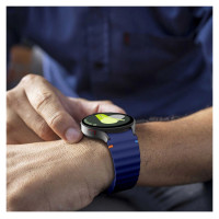 Tech-Protect Silicone Sport Strap for Samsung Galaxy Watch 4 / 5 / 5 Pro / 6 / 7 / FE - Blue