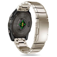 Tech-Protect SteelBand Bracelet for Garmin Fenix 5X / 5X PLUS / 6X / 6X PRO / 7X / 8 (51 MM) - Titanium