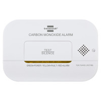 Brennenstuhl CM A 3030 carbon monoxide and gas sensor with alarm signal and LED display - white