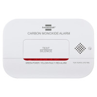 Brennenstuhl CM A 3030 carbon monoxide and gas sensor with alarm signal and LED display - white