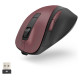 Hama MW-500 V2 Wireless Mouse with Battery - Burgundy