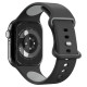 Spigen Nano Pop Strap for Apple Watch 40/41/42 mm - Black and Gray