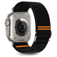 Tech-Protect Nylon Slip Strap for Apple Watch 44 / 45 / 46 / 49 mm - Black