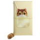 Nimmy Big Eyed Pet 2.0 Cat 2-in-1 Notebook + Pen Set - Beige