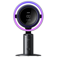 Jisulife Table Fan Pro3 10000mAh Desktop Turbine Fan with Filter - Dark Gray