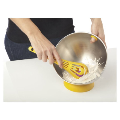 Viceversa Kogel Mogel Bowl + Whisk Set yellow 16221