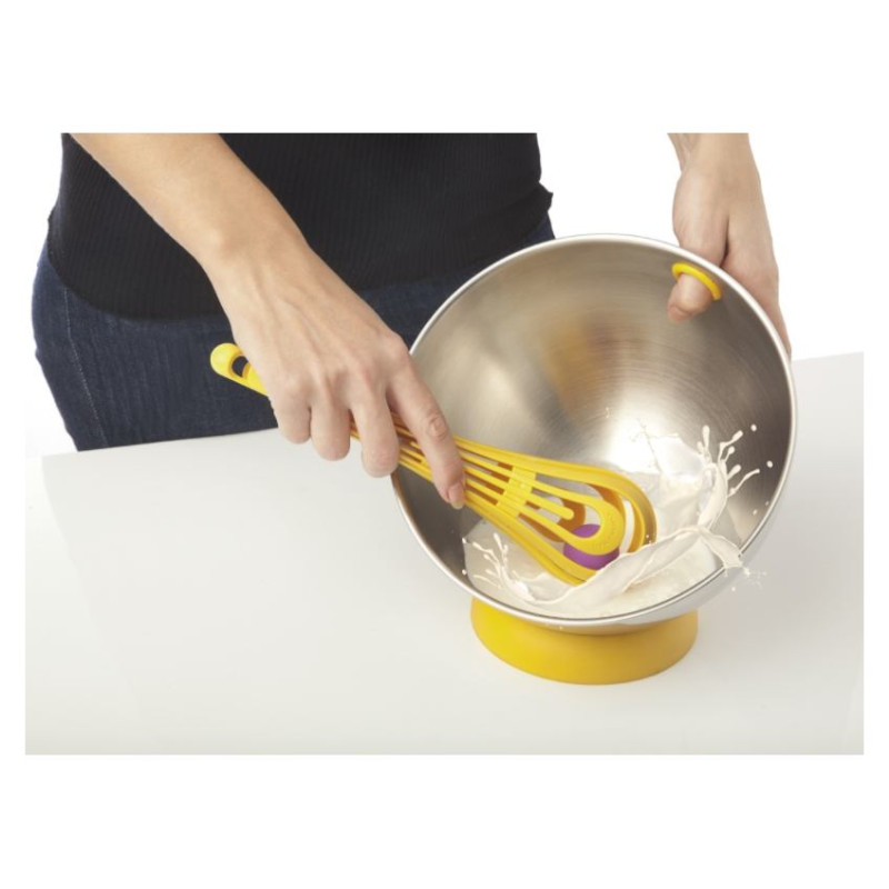 Viceversa Kogel Mogel Bowl + Whisk Set yellow 16221