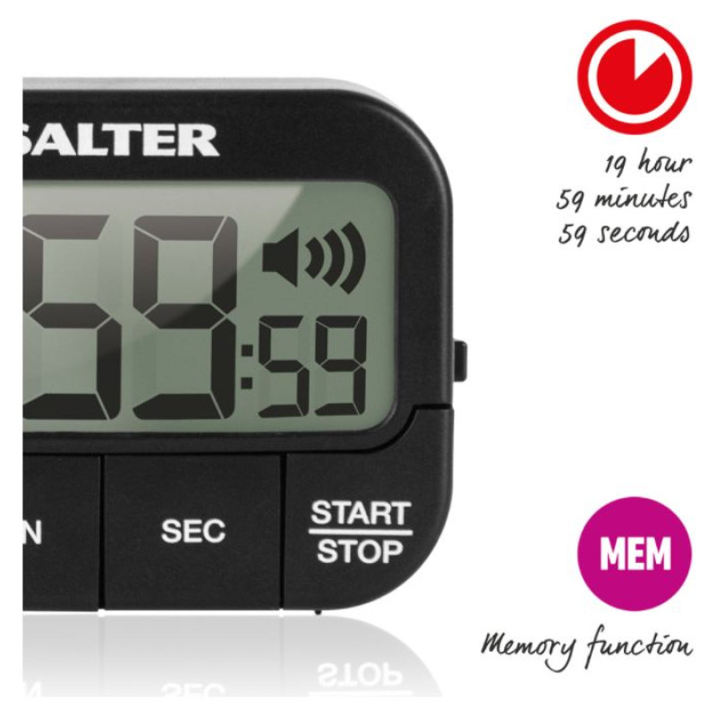 Salter 355 BCDUFEU12 Loud Digital Kitchen Timer