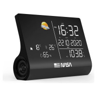 Nasa WSP1300 Black Weather Station/Speaker BT